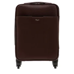 360 Borsa da cabina in pelle marrone al rum