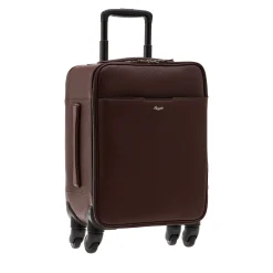 360 Borsa da cabina in pelle marrone al rum