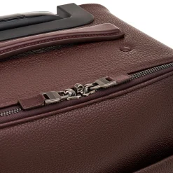 360 Borsa da cabina in pelle marrone al rum