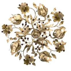 357 Lampada da soffitto fitomorfa a 5 luci