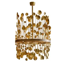 7246 Lampadario in ottone