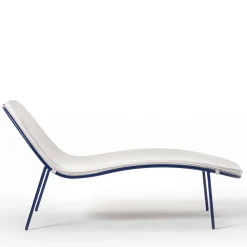 0086 Lettino Sunshine Blue&White di Giacomo Cattani