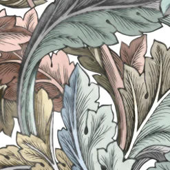 Acanthus Painted Pink Rivestimento In Gres Porcellanato Smaltato