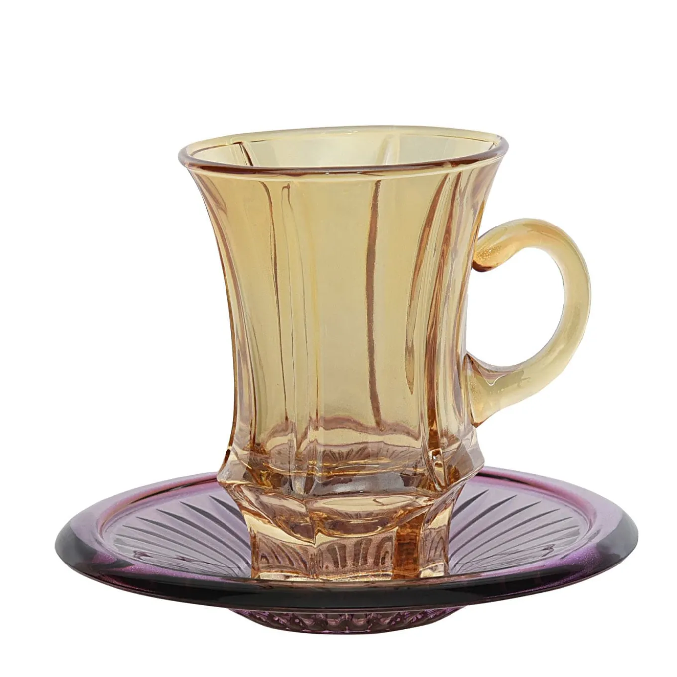 Ada 11 Set di sei tazze da caffè espresso con piattino