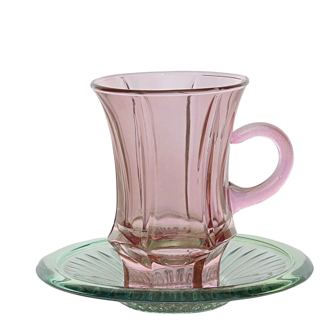 Ada 11 Set di sei tazze da caffè espresso con piattino