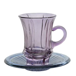 Ada 11 Set di sei tazze da caffè espresso con piattino