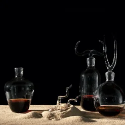 Africa Trophy Set di 3 bottiglie di vetro