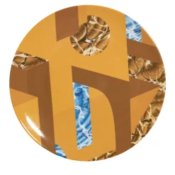 Alchimie Set di 2 piatti Dessert in porcellana con decoro astratto #2