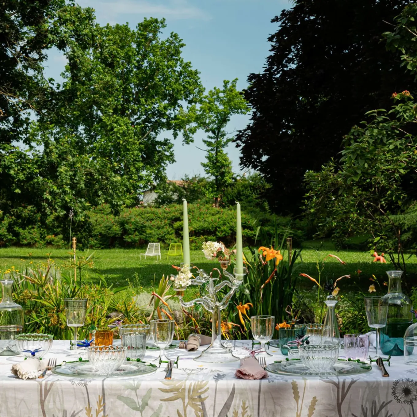 Ali in Volo Ciotola di vetro Libellula blu