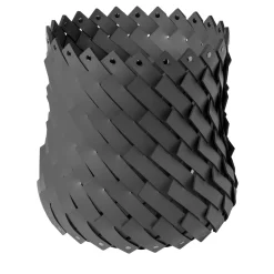 Almeria Grigio scuro Cestino medio