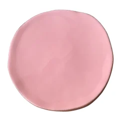 Alzata in Ceramica Serie Fungo Rosa e Arancione