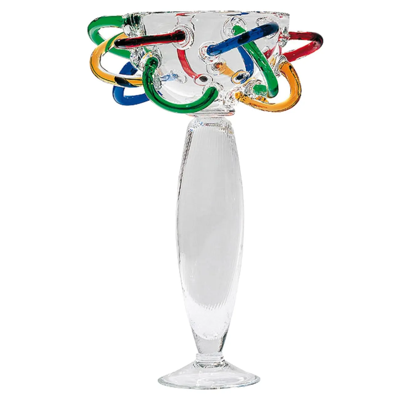 Alzata per centrotavola policromo Olga di Borek Sipek