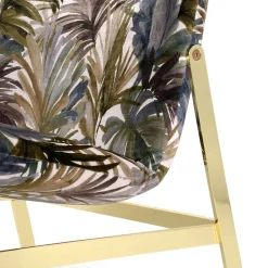 Amaca con sedie a sdraio a motivi tropicali di Debonademeo