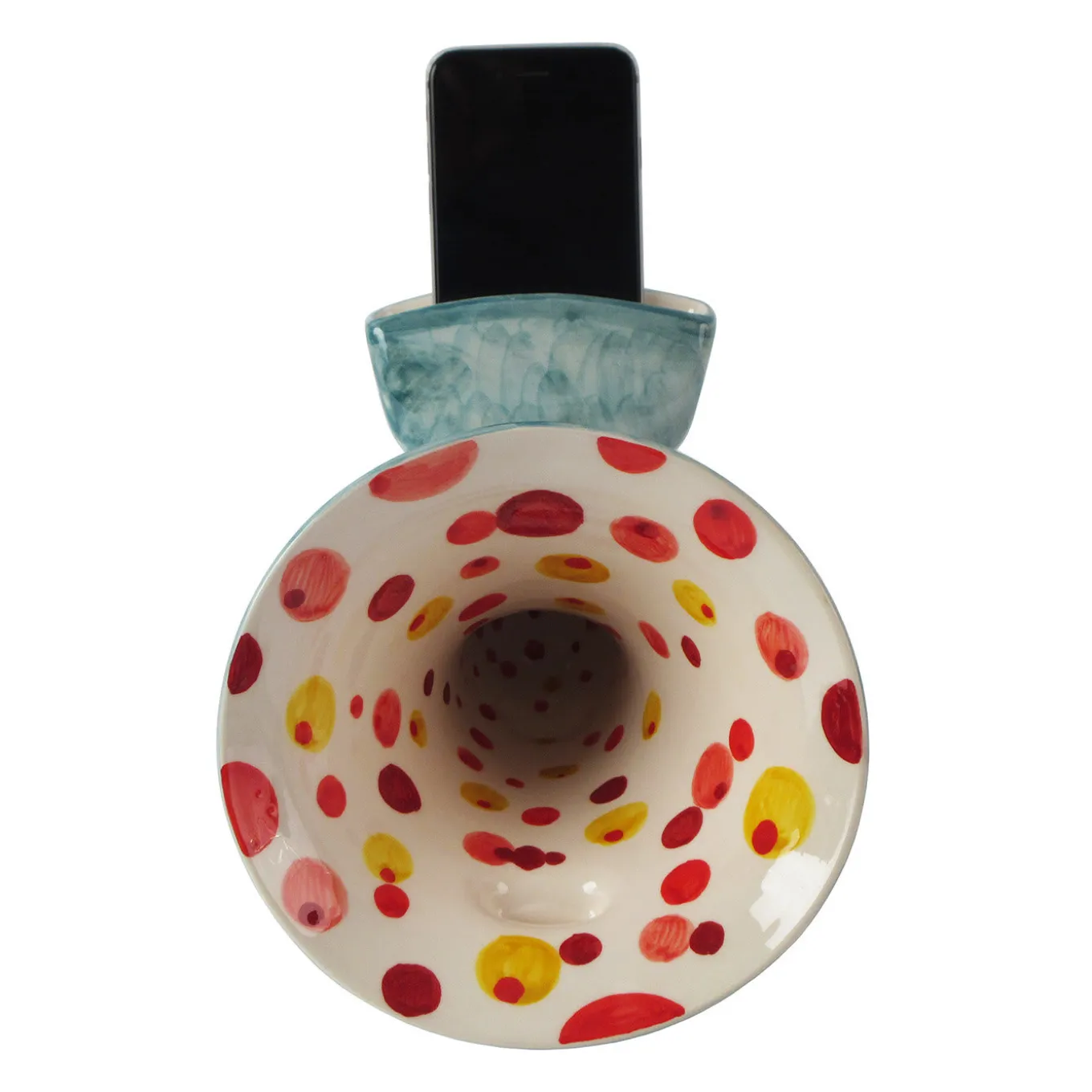 Amplificatore per smartphone azzurro