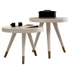 Andrea Gueridon Set di 2 tavolini a incastro