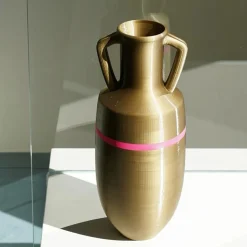 Anfora Ottaviano XL in bronzo e fucsia