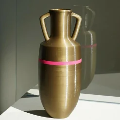 Anfora Ottaviano XL in bronzo e fucsia
