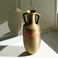 Anfora Ottaviano XL in bronzo e fucsia