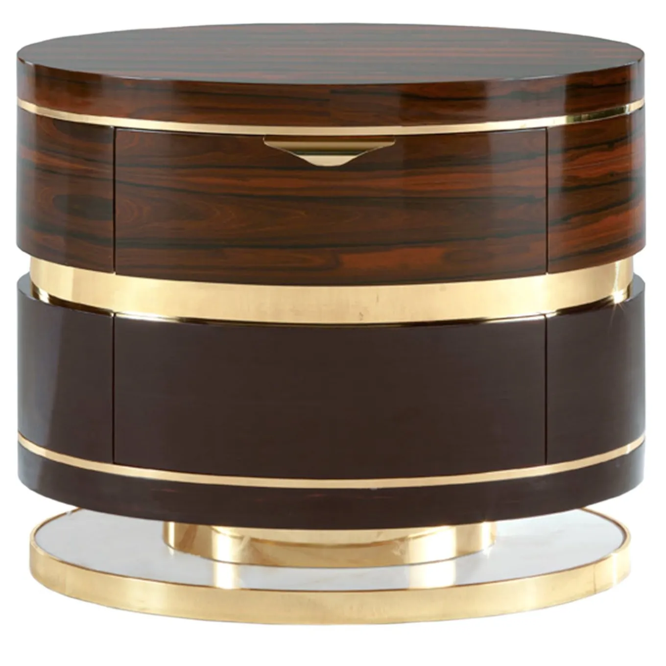 A/300-Nt Tavolino da notte in ebano