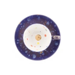 Apollo Bianco Set di 2 tazze e piattini da caffè espresso