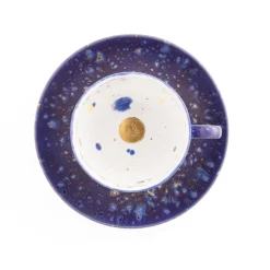 Apollo Bianco Set di due tazze da caffè e piattino