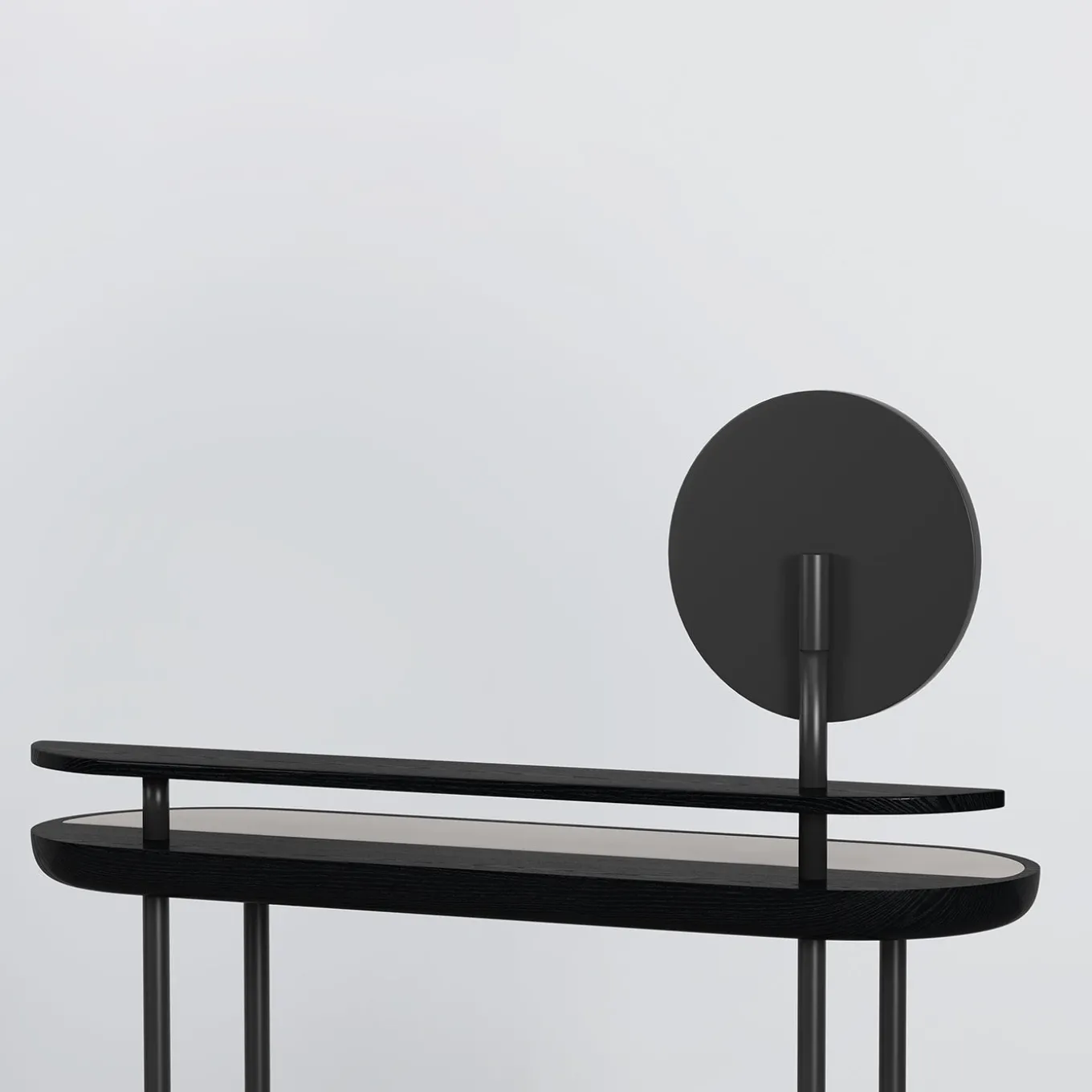 Apollo Black Walnut Wood And Calacatta Marble Vanity With Mirror