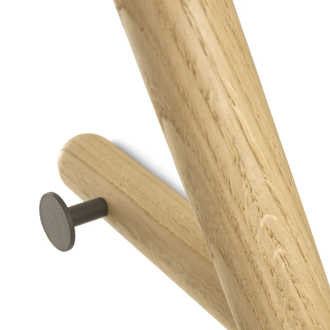 Appendiabiti in rovere massiccio Mikado