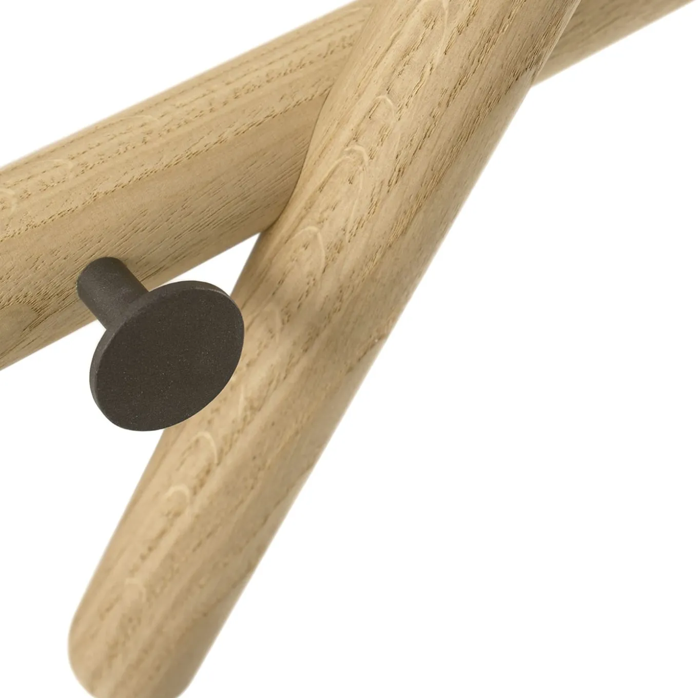 Appendiabiti in rovere massiccio Mikado