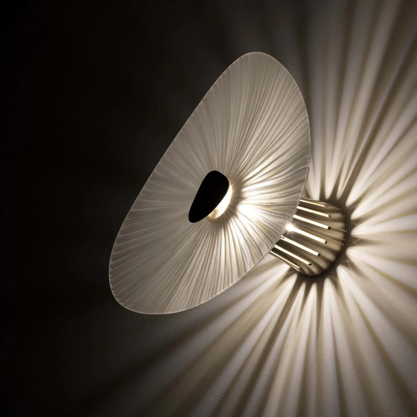 Applique di cristallo Conchiglia