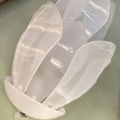 Appliques Floreali in Vetro Sabbiato Veneziano