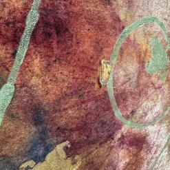 Arazzo Dipinto a Mano in Velluto di Seta Rampicante