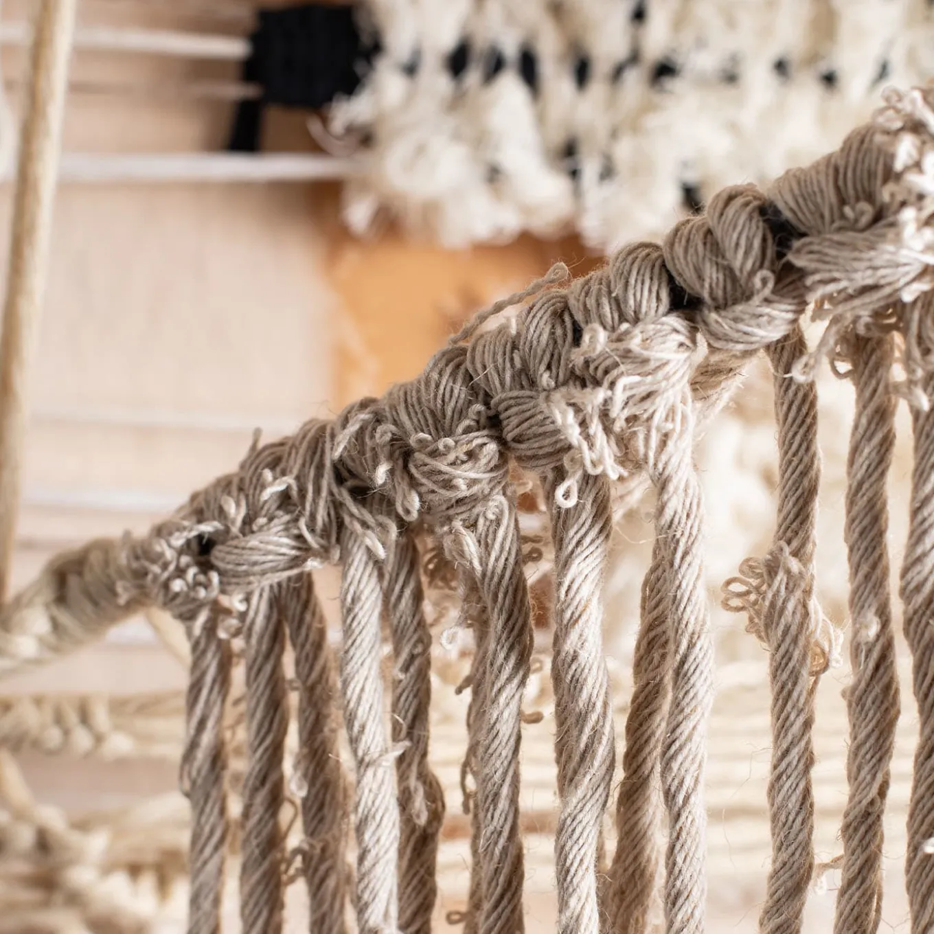 Arazzo in lana Bianca