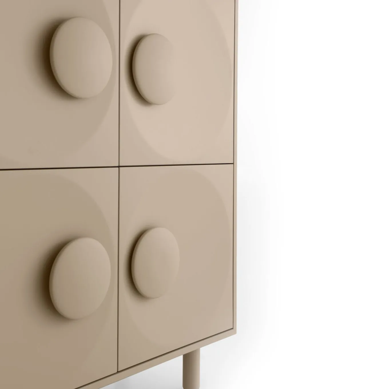 Armadietto Bardot a 4 ante rosa cipria