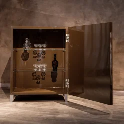 Armadietto basso Marmo Esplosione Marrone