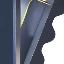 Armadio a 2 ante in MDF Curl Petrol Blue