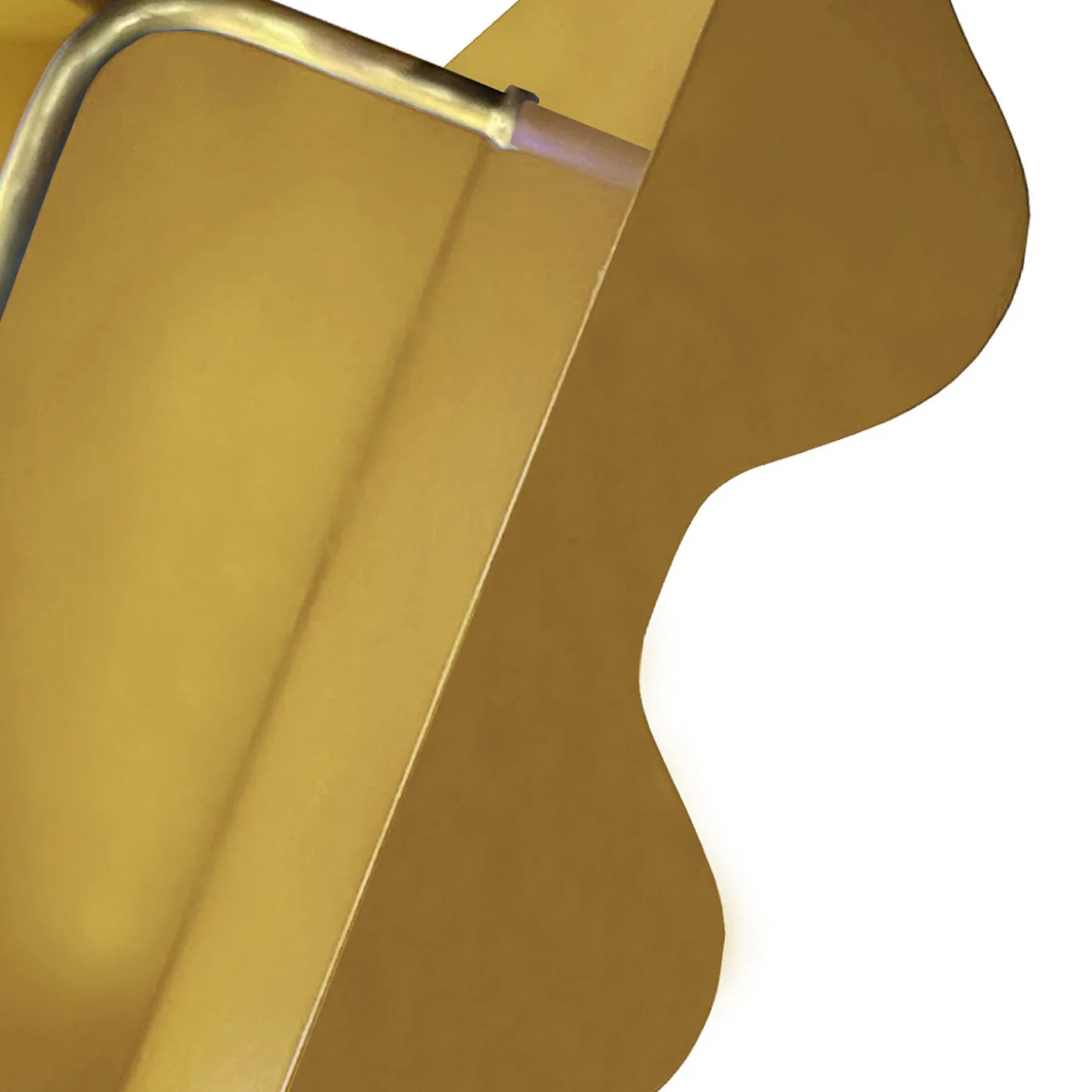 Armadio a 2 ante in MDF giallo oro Curl