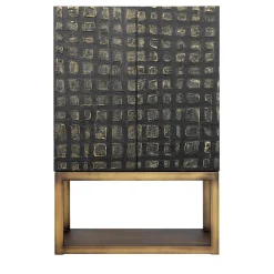 Armadio a due porte in legno testurizzato