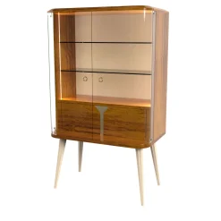 Armadio Dorian a 2 porte in noce e vaniglia