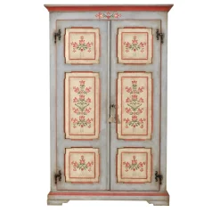 Armadio floreale barocco italiano del '600 Tirolesi