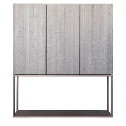 Armadio in Oro Rosa con Ripiani in Vetro