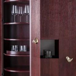 Armadio per gommalacca alto a 4 porte con lati curvi