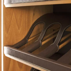 Armadio per vini in pelle marrone Eno