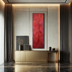 Ascensione di Fuoco Dipinto Astratto di Giuseppe Caiafa