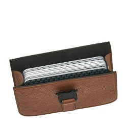 Astuccio per tarocchi in pelle Tan