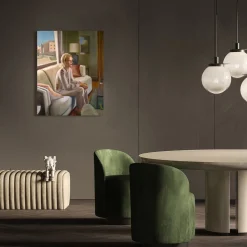 Attesa Pittura olio su tela