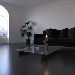 B Portacandele in marmo di Visone