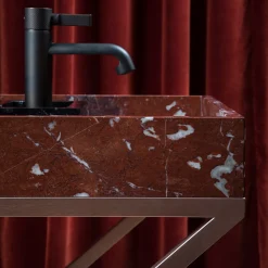 Bacino in marmo Vaniteux Viril di SONJA VIZZINI