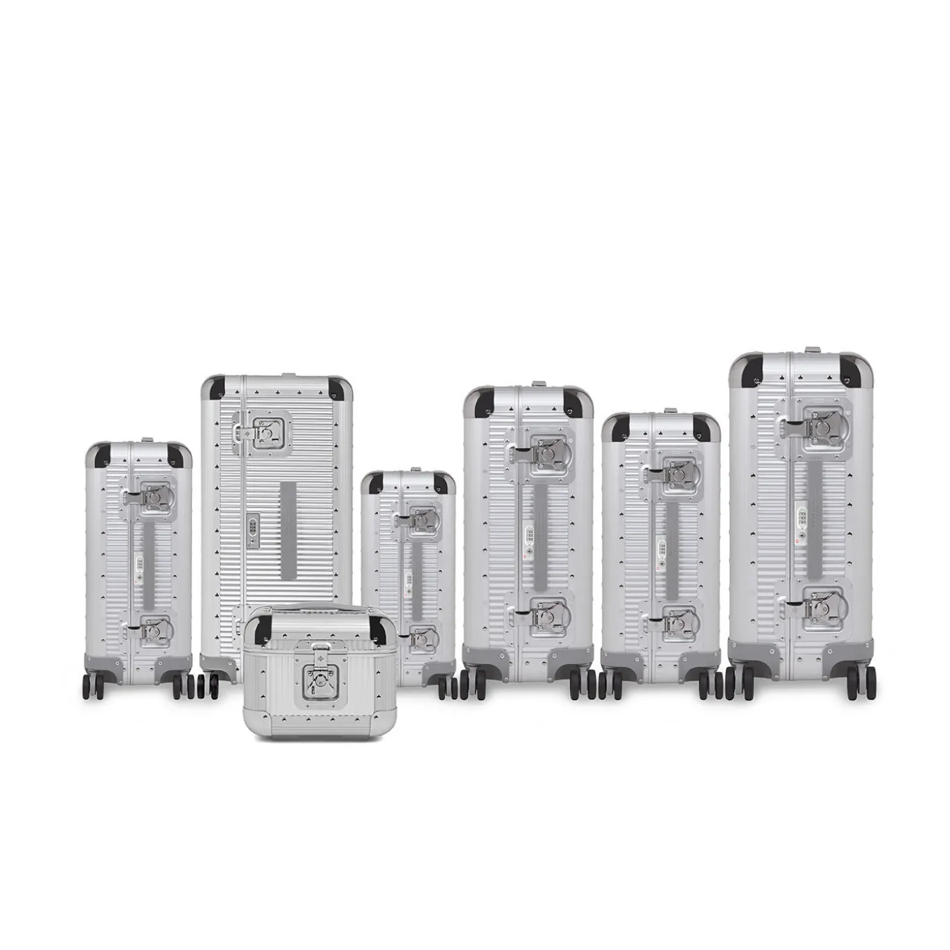 Bank S Vanity Case Argento chiaro di luna