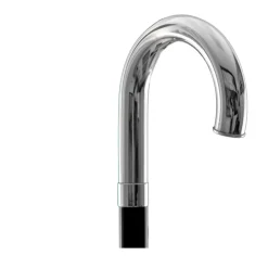 Bastone da passeggio a curva liscia