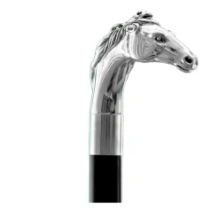 Bastone da passeggio a due cavalli